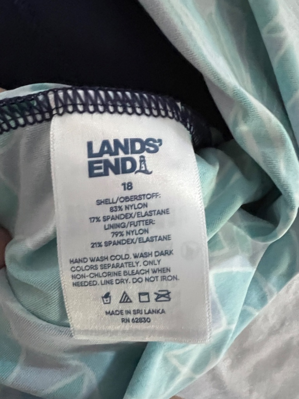 Lands’ End Women’s Tankini top 18 - Picture 5 of 6